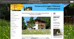 Desktop Screenshot of hilbrand-walser.de